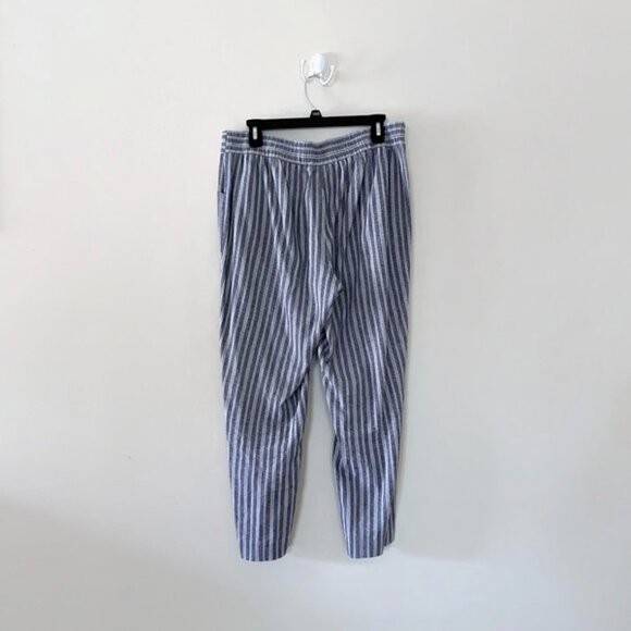 Striped drawstring capri pants - Picture 4 of 8